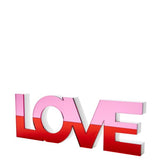 LOVE red / pink mirror stand-alone