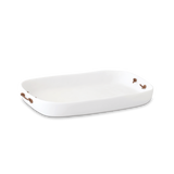 Tina Frey Tray w/ Leather Handle