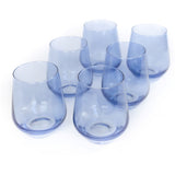 Estelle Colored Wine Stemless - Set of 6