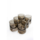 Estelle Colored Rocks Glasses - Set of 6