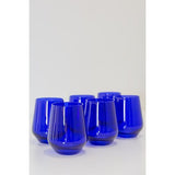 Estelle Colored Wine Stemless - Set of 6