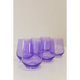 Estelle Colored Wine Stemless - Set of 6