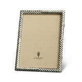 L'Objet - Deco Twist Platinum Frame 5 x 7